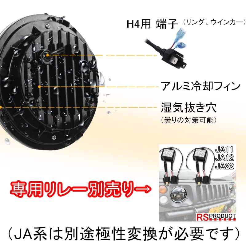 Amazon | ジムニー用 【LEDヘッドライト】Bタイプ 左右セット JA11 12